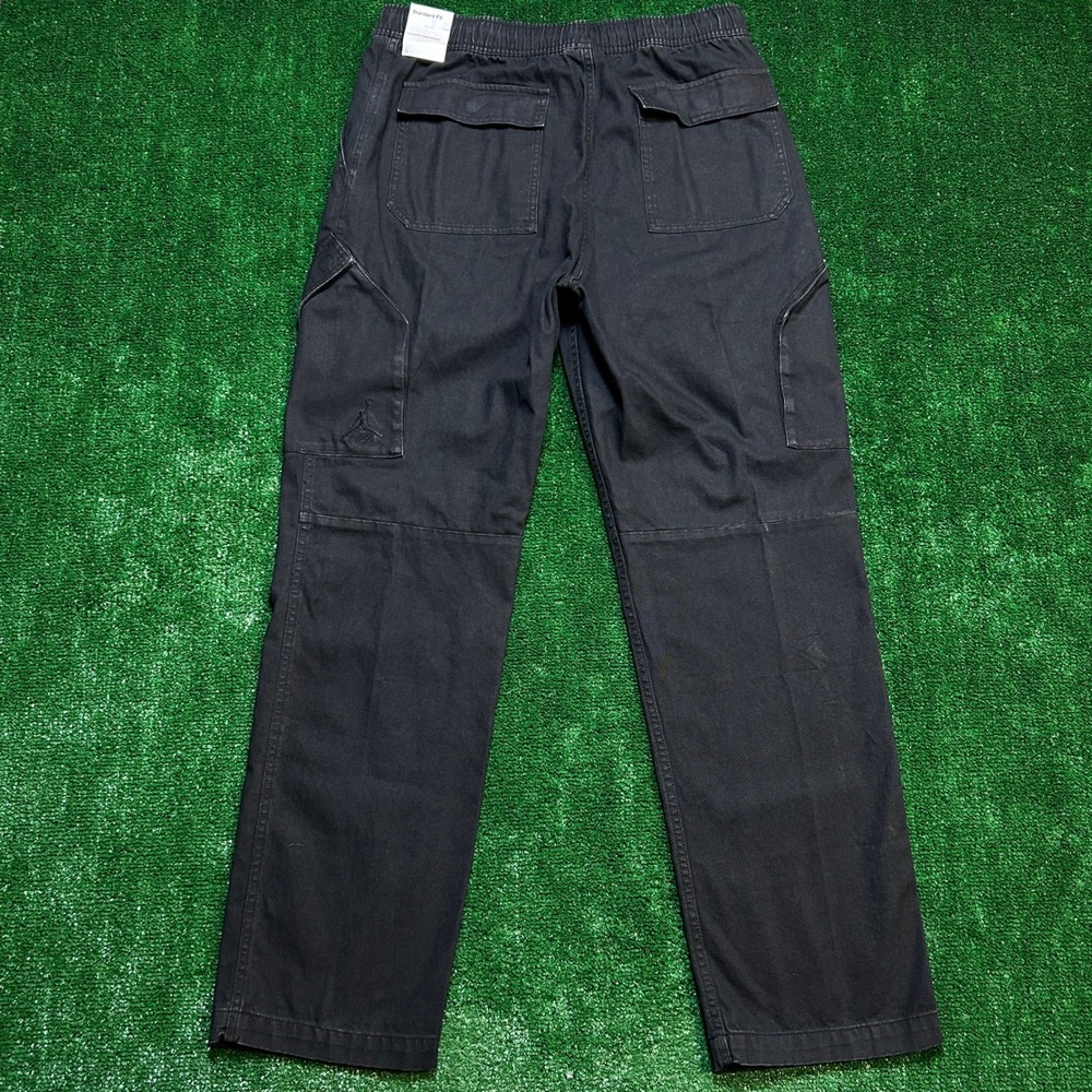 Jordan Essentials Chicago Men's Medium Washed Cargo Pants Black - Picture 3 of 14